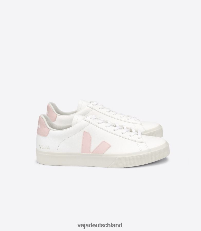 Veja Campo chromfreies Leder, weißes Blütenblatt TV48N2226