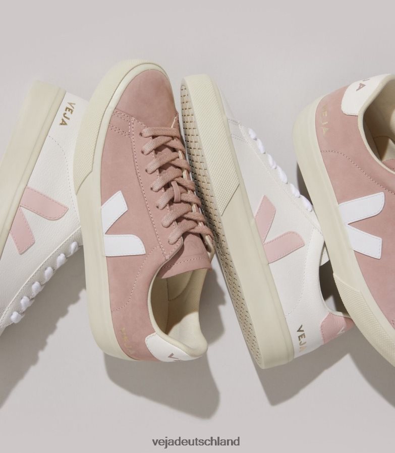 Veja Campo chromfreies Leder, weißes Blütenblatt TV48N2226