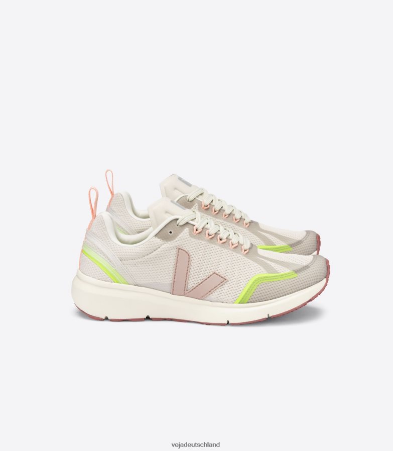 Veja Condor 2 Alveomesh, natürliches Baby, gelbes Fluo TV48N2270