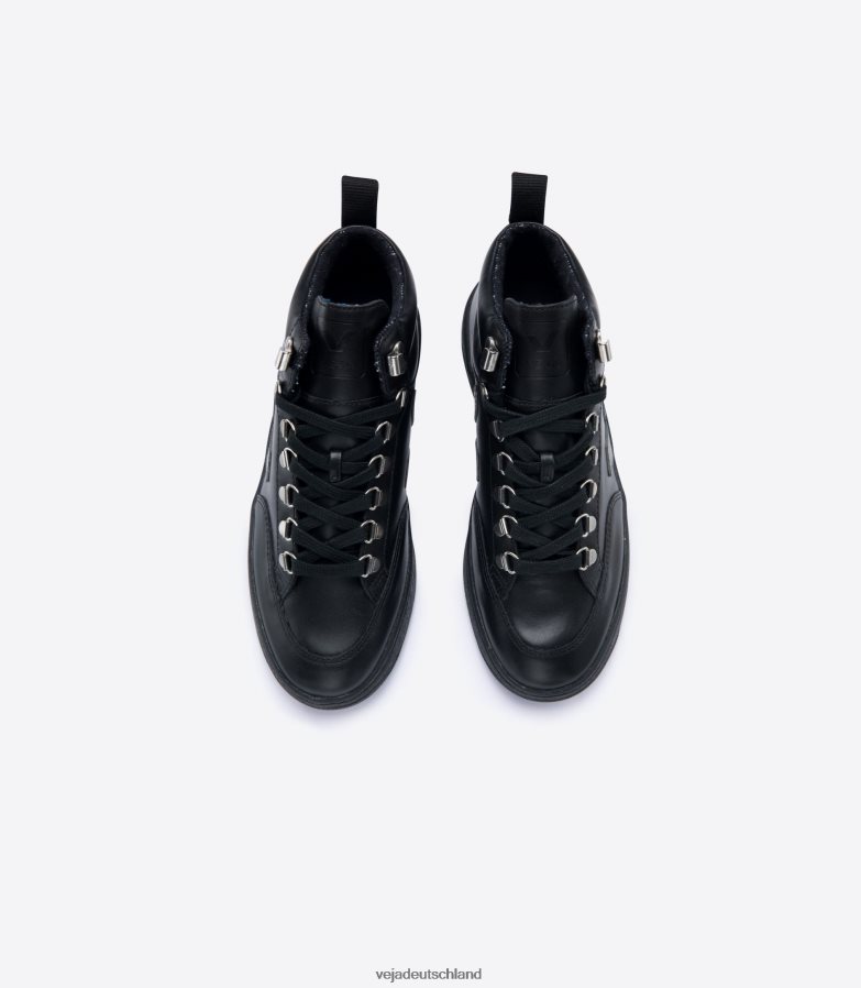 Veja Roraima-Leder, schwarze Graphit-Sohle TV48N2253