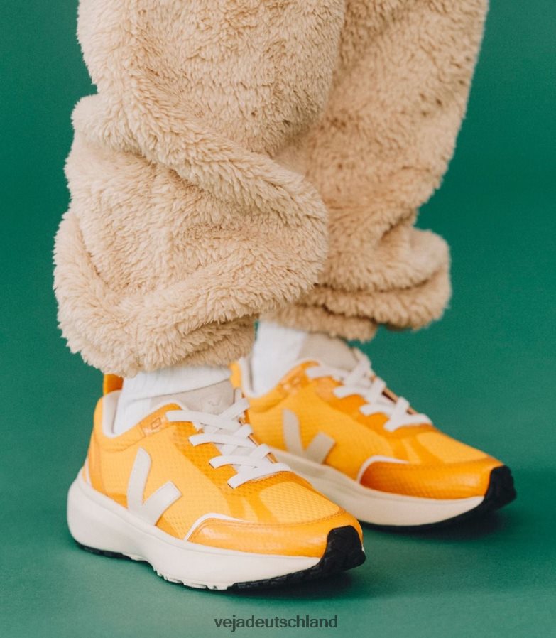 Veja Kanarische elastische Schnürsenkel Alveomesh Ouro Pierre TV48N2382
