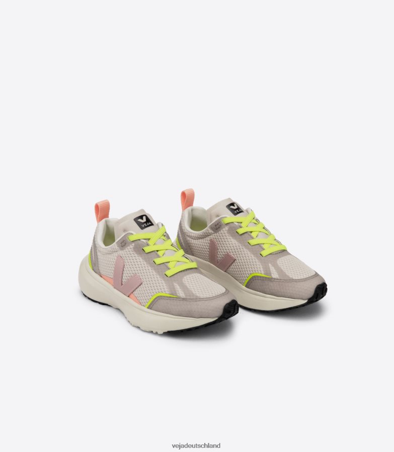 Veja Kanarische elastische Schnürsenkel, Alveomesh, natürliches Babe TV48N2388