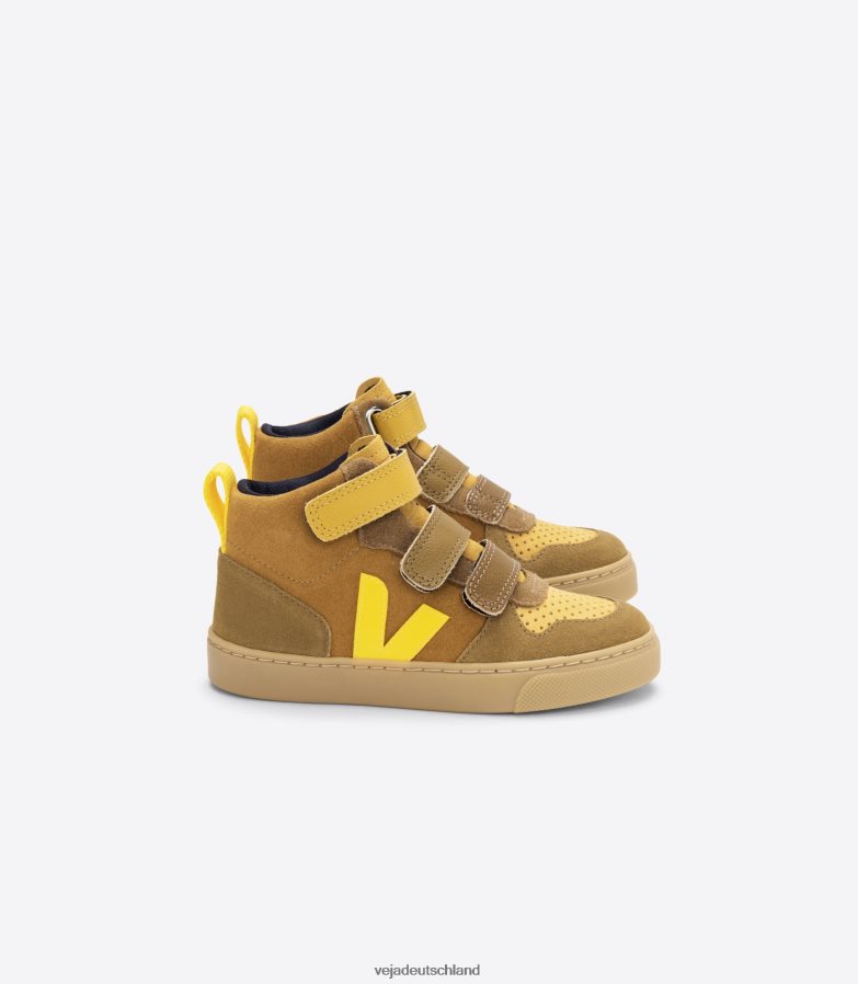 Veja V-10 Mid Wildleder Multico Camel Tonic TV48N2345