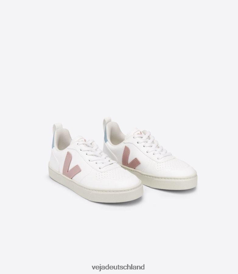 Veja V-10 Schnürsenkel CWL Weiß Babe Blau TV48N2370