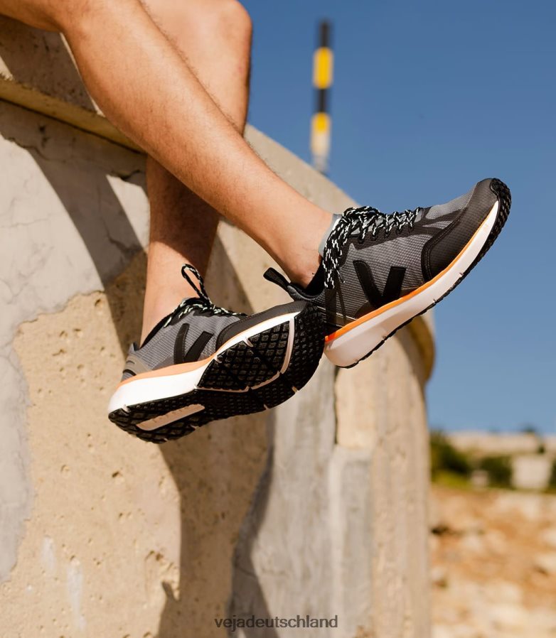 Veja Condor 2 Alveomesh Betonschwarz Neonorange TV48N2195