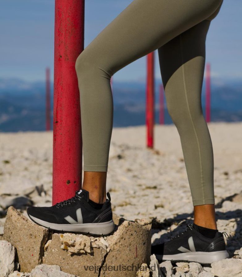 Veja Condor 2 Alveomesh schwarze Oxford-Grausohle TV48N2198