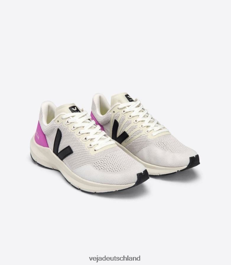 Veja Marlin V-Strick Kreideschwarz Ultraviolett TV48N2211