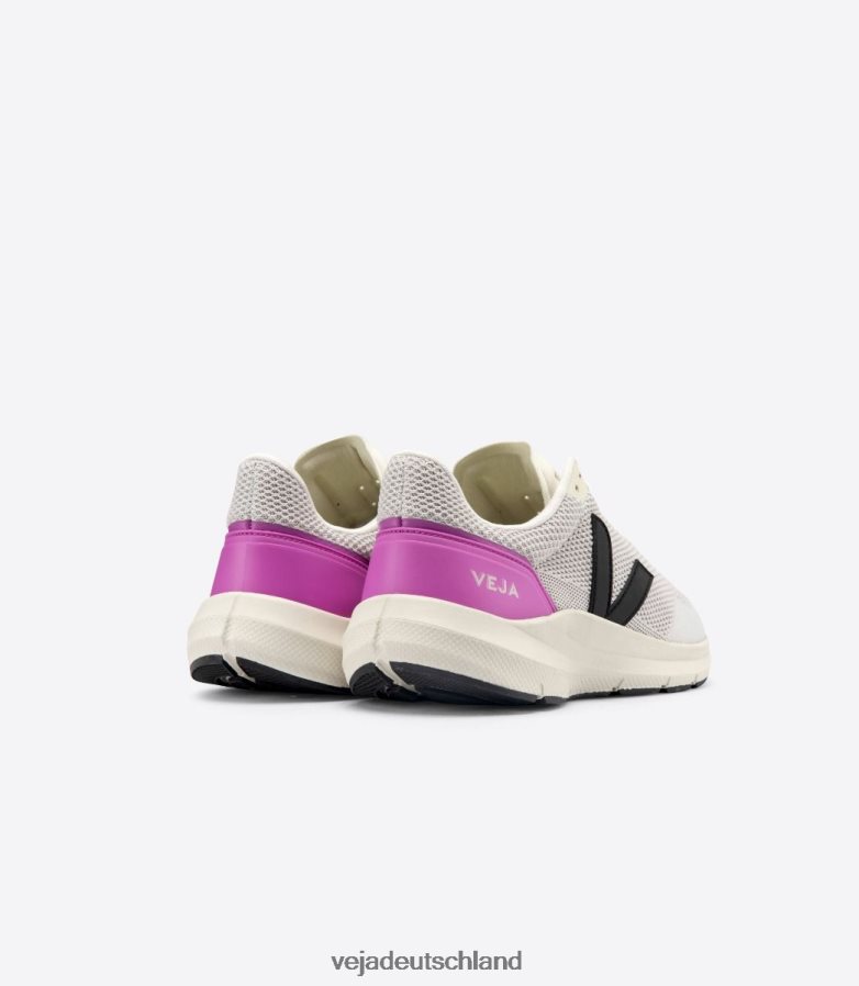 Veja Marlin V-Strick Kreideschwarz Ultraviolett TV48N2211