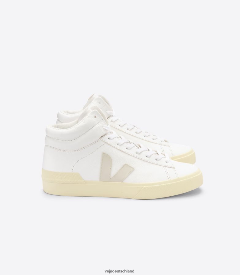Veja Minotaurus chromfreies Leder, weiße Pierre-Butter TV48N275