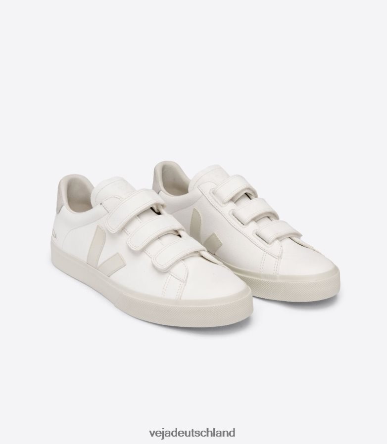 Veja Recife chromfreies Leder weiß Pierre Natur TV48N2117