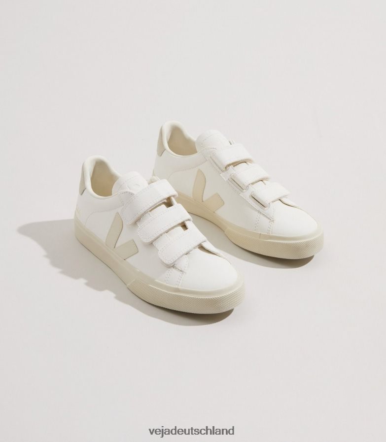 Veja Recife chromfreies Leder weiß Pierre Natur TV48N2117