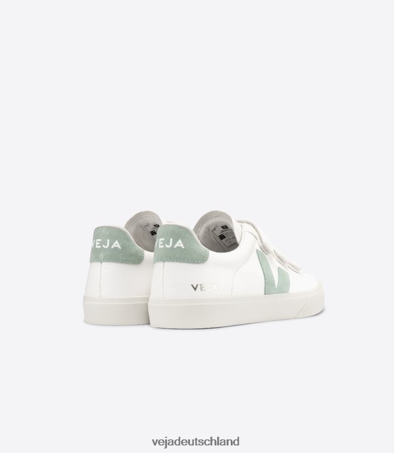 Veja Recife chromfreies Leder, weißes Matcha TV48N2109