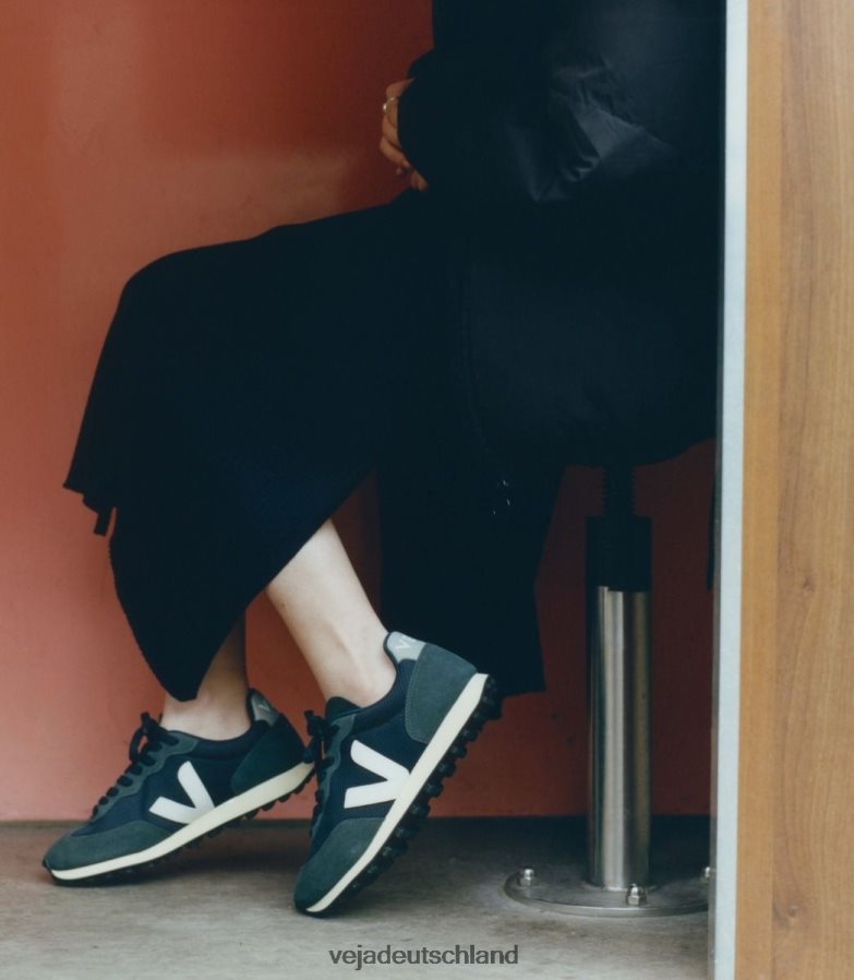 Veja Rio Branco Alveomesh Schwarz Weiß Oxford Grau TV48N294