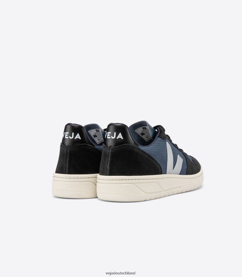 Veja V-10 Ripstop Nautico Oxford Grau Schwarz TV48N262