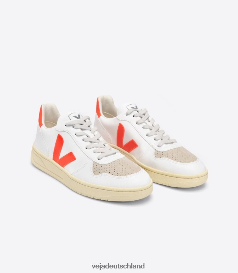 Veja v-10 cwl weiß orange fluo TV48N251
